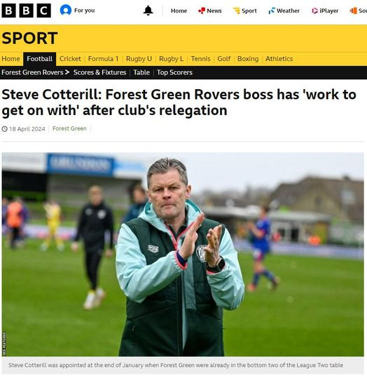 Further usage by the BBC this morning:
@ProSportsImages
#WeAreFGR 💚🖤 #football #SkyBetLeagueTwo #eflleaguetwo #efl #sport #sports #nikon #actionphoto #actionphotography #sportsphotographer #sportsphotography #sportsphotos