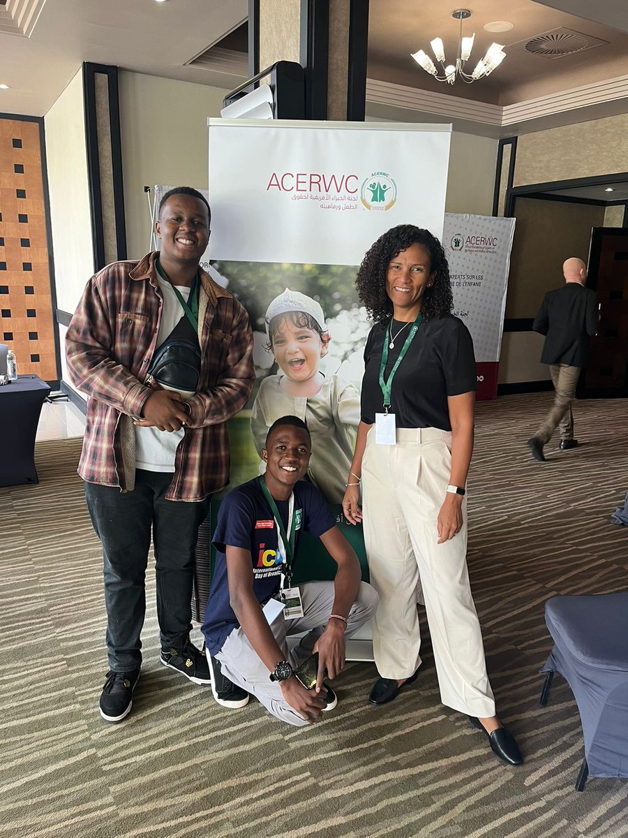 To promote the right of #children to participate & be heard in all matters that affect them, we're pleased to have supported the participation of outgoing & incoming chairperson of #AfricanChildrenSummit in the #ACERWC43 to brief @acerwc about the upcoming summit in August 2024!