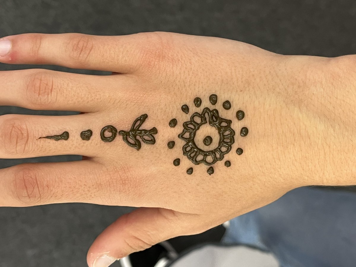 C2Rgam's tweet photo. #henna seguimos inmersas na cultura da india. @EoiCorunha #innovart https://t.co/pQdlBsmMye