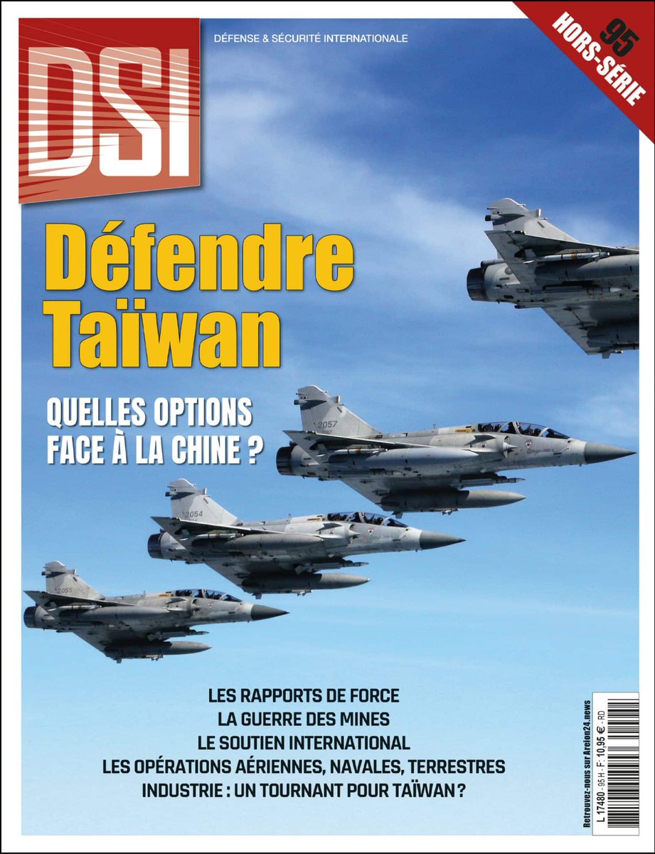 Notre nouveau hors-série est publié depuis quelques jours déjà et revient, en 100 pages, sur la défense de Taïwan et ses options face à la Chine. Vers son sommaire et la consultation en ligne⤵️ areion24.news/produit/dsi-hs… Le trouver en kiosque⤵️ web2store.mlp.fr/produit.aspx?e…