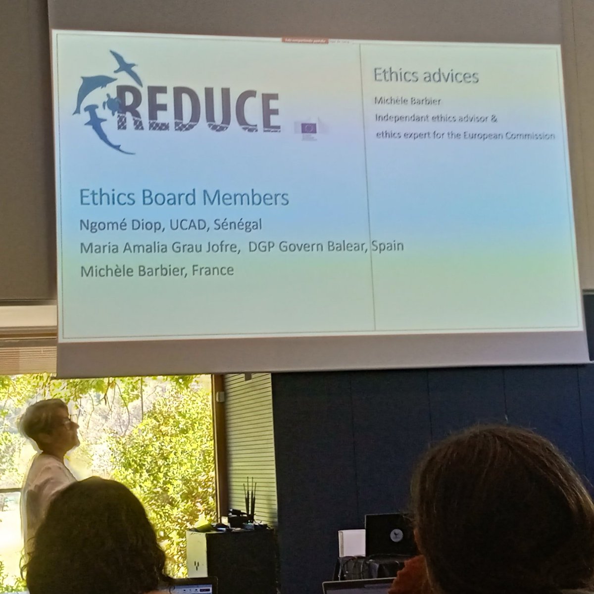 Michèle Barbier exposes the ethical standards and the applicable laws on ethical principles. @UniBarcelona @UV_EG @UniversidadeUSC @UnivdeCoimbra @IIM_CSIC @IEOoceanografia @FundacionCETMAR @ird_fr @CiimarUp @CIBIO_InBIO @prcmarine @BirdLife_News @thembauk @SeabirdEcology