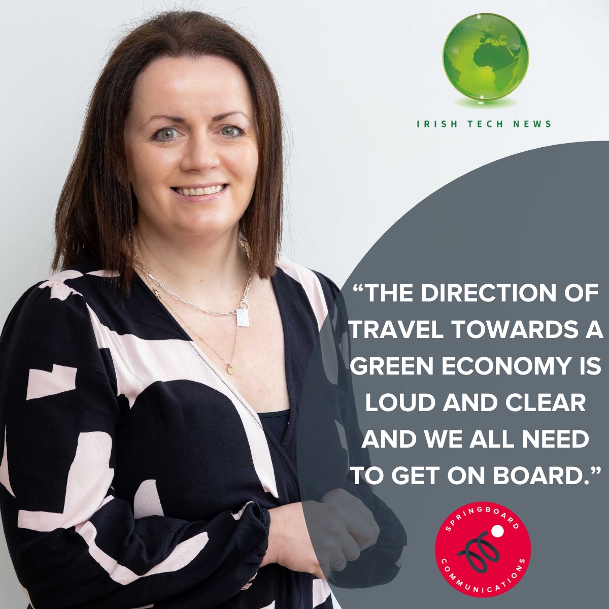 SpringboardCom's tweet image. Thanks to @Irish_TechNews for sharing Nora Lawton&apos;s piece on navigating sustainability comms in business. For more information on &apos;greenhushing&apos; and the value of sustainability communications: bit.ly/3VDFGrE
#SpringboardCommunications #sustainabilitycomms #WorldEarthDay