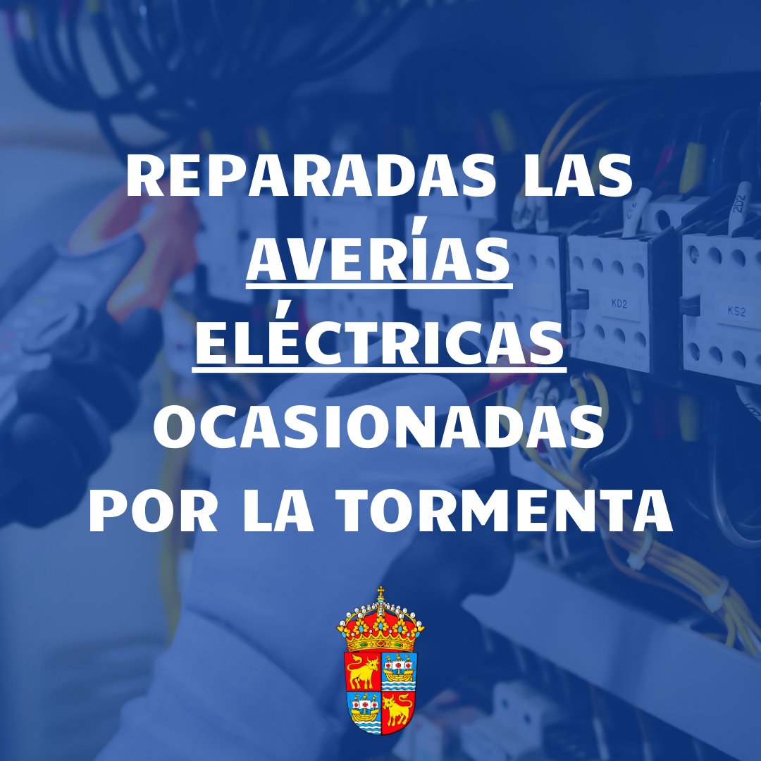 ⚡️🌩️ O servizo municipal de electricidade do Concello de Baiona levou a cabo labores de reparación tras as avarías ocasionadas pola tormenta eléctrica rexistrada o pasado 1 de abril.