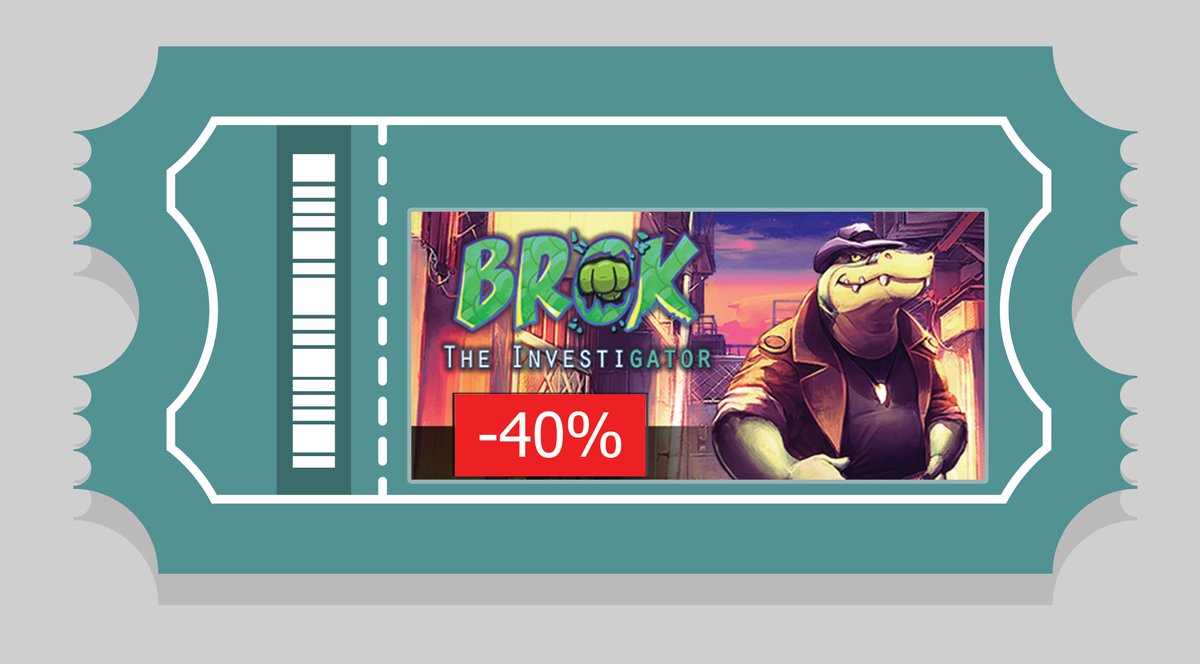 Here, take this coupon and get BROK on #PS5 and #Switch at 40% off currently!