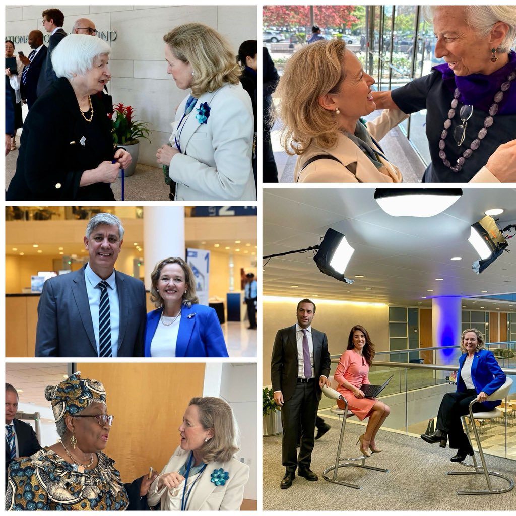 Delighted to catch up with so many good friends and colleagues at the #SpringMeetings in #Washington. The multilateral network around #BrettonWoods institutions is our best global safety net to ensure financial stability and contribute to peace and progress throughout the world.