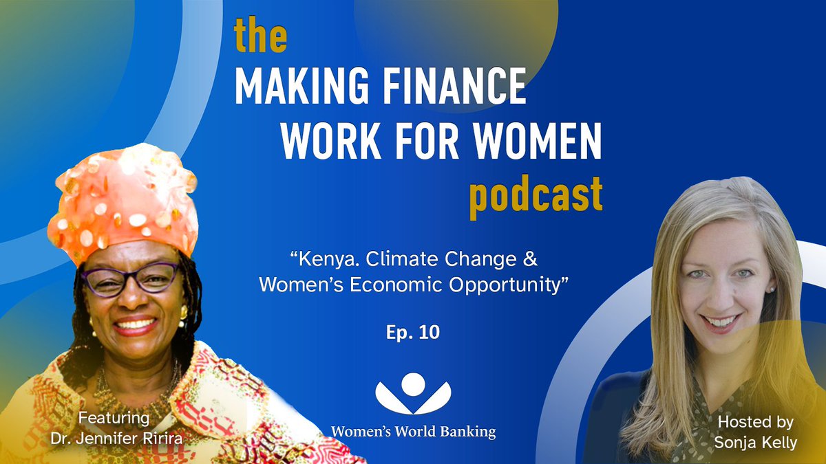 Dr. Riria’s inspiring Women's World Banking @womensworldbnkg episode is now live on all streaming platforms (Spotify, Amazon) and on YouTube. We continue to celebrate ENAF's President/CEO! lnkd.in/d9sTbeMS lnkd.in/dpSsn3Fh #EchoNetworkAfrica