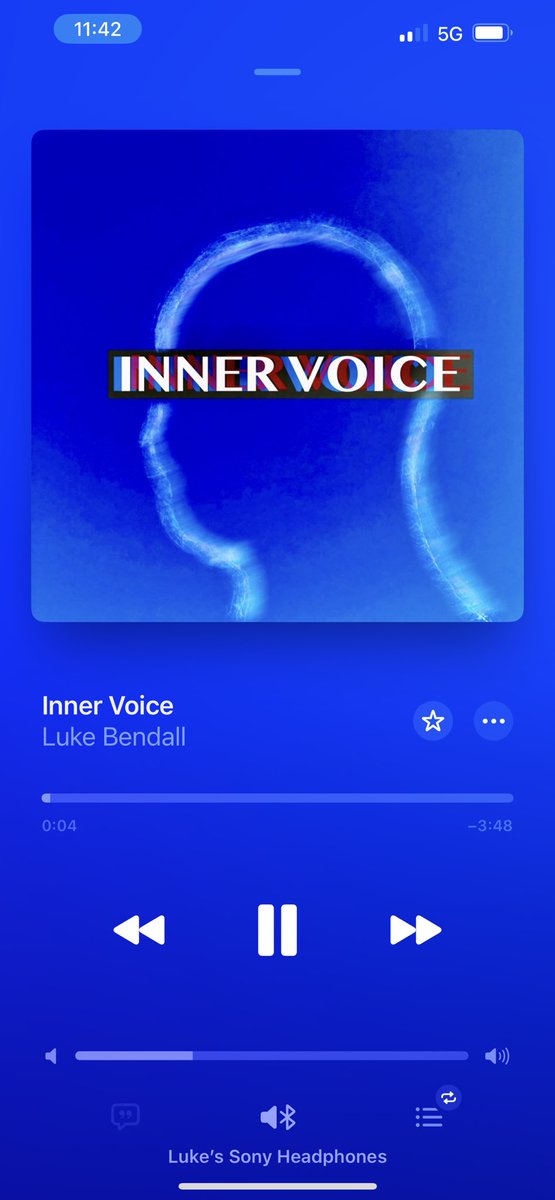 INNER VOICE is out now!!!

Stream/ listen to it here: distrokid.com/hyperfollow/lu… 

#newmusic #musicfriday #innervoice #mentalhealth #electronic #musician #musicproducer #itwillallbeok #schooloflife