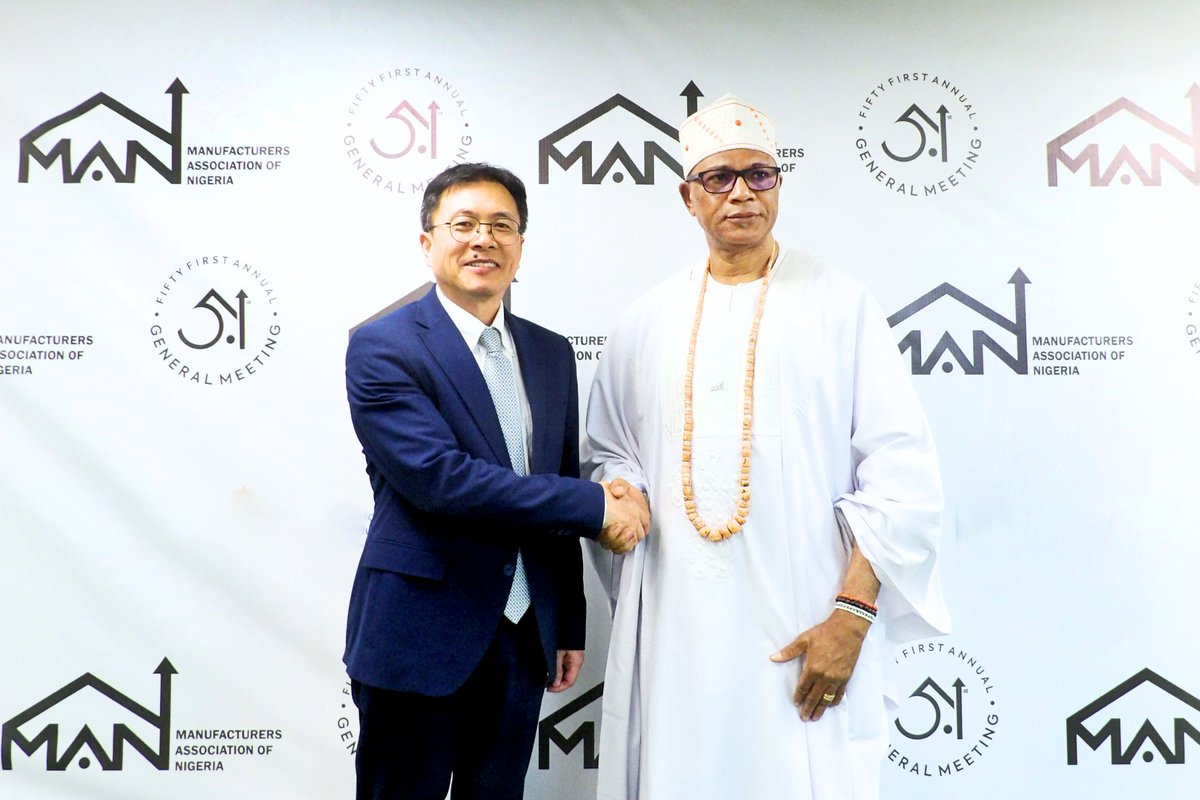 MAN_NGR's tweet photo. The President of MAN, Otunba Francis Meshioye, recently hosted Mr. Ciyong ZOU, the Managing Director/Deputy Director-General of the United Nations Industrial Development Organization @UNIDO and his team.
#UNIDOPartnership #UNIDO #MAN #Industrialgrowth #Nigeriaindustry https://t.co/49zJNGx4ez