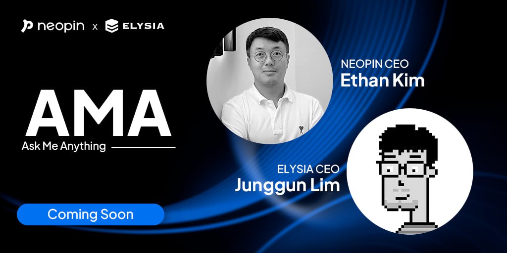 📩 NEOPIN X ELYSIA RWA AMA 📩 Join us for a joint #RWA AMA with ELYSIA to learn about NEOPIN's strategy and roadmap for the future, including the launch of our RWA products and platform! 🗣 Guest: Ethan Kim @courwiz, CEO of NEOPIN 📅 Wednesday, 24 April 2024, 09:00 UTC 📍…