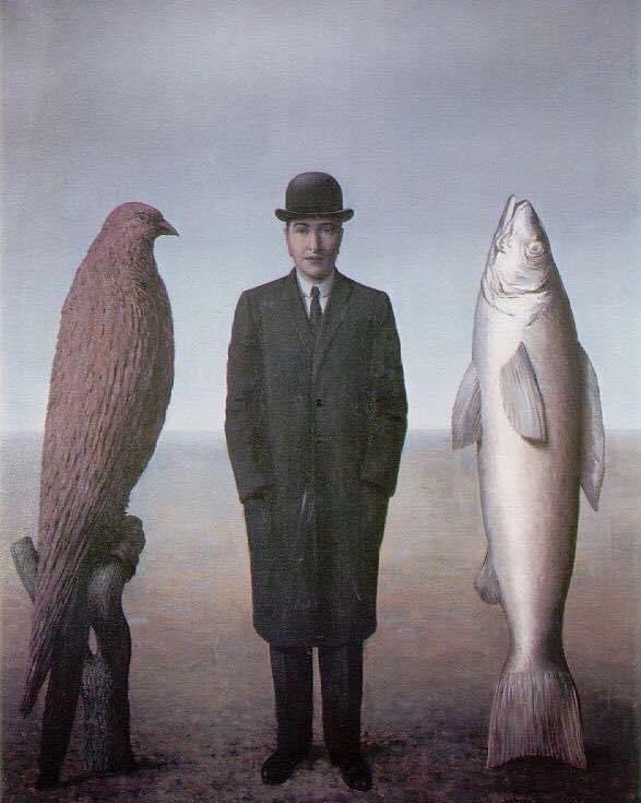 “Nothing coming from nothing, Thieflet; no story comes from nowhere; stories are born from old, it’s the new combinations that make them new” Salman Rushdie, “Haroun and the sea of Stories” “Presence of Mind” by René Magritte #SubeArte Museum Ludwig, Cologne, Germany