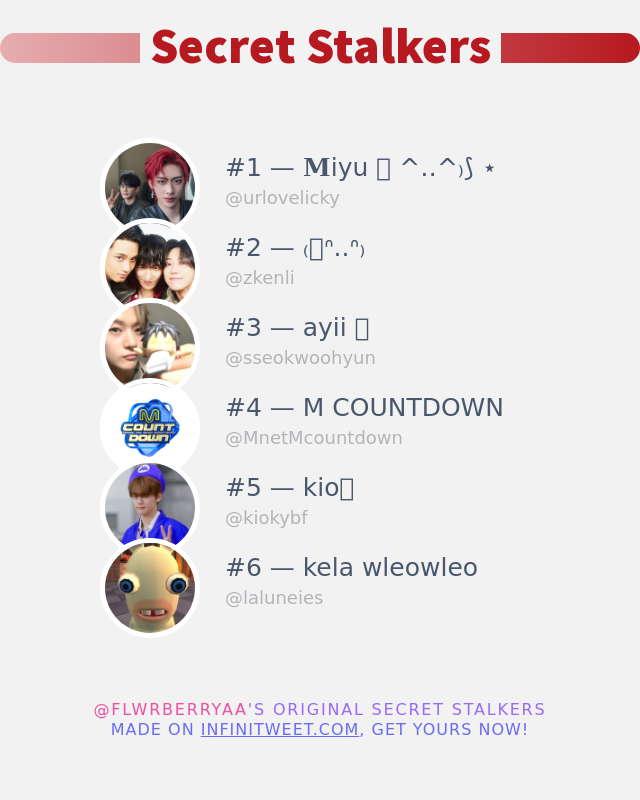 Saya baru saja menemukan siapa yang mengunjungi profil Twitter saya!

infinitytweet.me/secret-stalker…

⠀