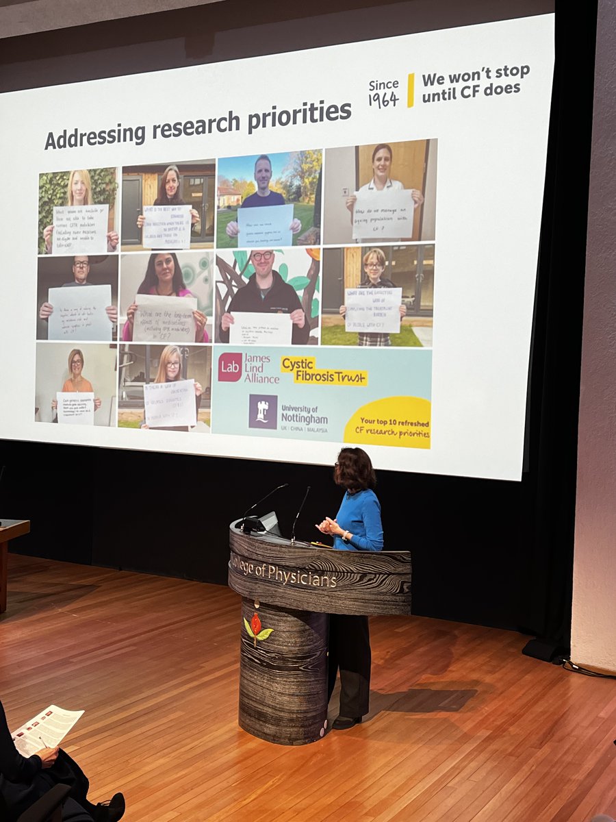Alan Smyth (@alanrsmyth) on Twitter photo Great to see the James Lind Alliance refresh for Cystic Fibrosis getting a shout out from @Paula_Sommer at #CFGI24. Research priorities for CF jointly agreed by people with CF and clinicians. <a href="/CFAware/">cf/Aware</a> <a href="/questionCF/">Question CF</a> <a href="/cftrust/">Cystic Fibrosis Trust</a> <a href="/CF_Foundation/">Cystic Fibrosis Foundation</a> Great to see the James Lind Alliance refresh for Cystic Fibrosis getting a shout out from @Paula_Sommer at #CFGI24. Research priorities for CF jointly agreed by people with CF and clinicians. <a href="/CFAware/">cf/Aware</a> <a href="/questionCF/">Question CF</a> <a href="/cftrust/">Cystic Fibrosis Trust</a> <a href="/CF_Foundation/">Cystic Fibrosis Foundation</a>