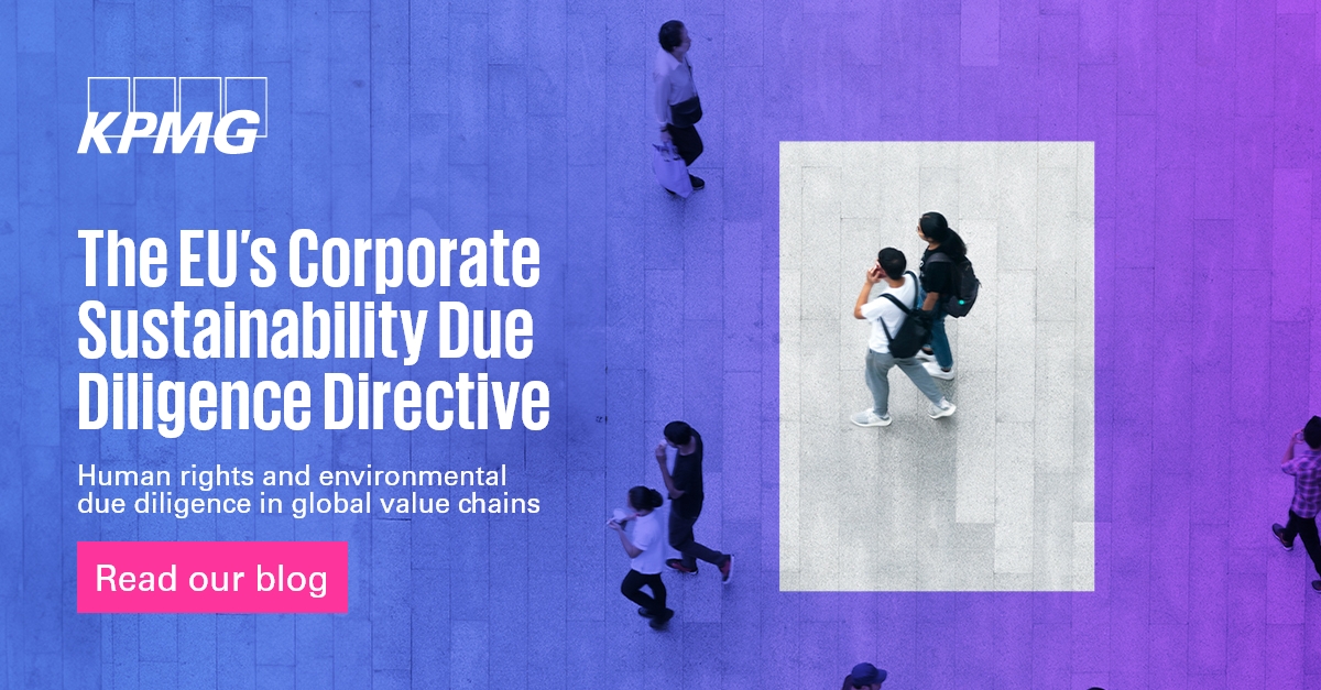 To comply with the Corporate Sustainability Due Diligence Directive, companies will need to integrate responsible business practices into their operations & value chain, identifying risks on human rights & the environment 🍃 Everything you need to know: spkl.io/60184FQ3E