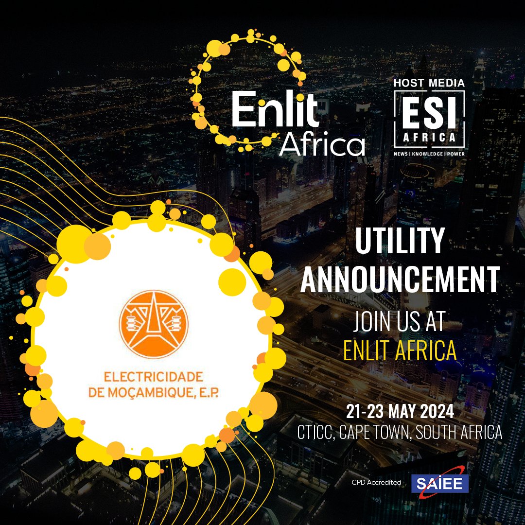 Enlit Africa is proud to present EDM as a Utility at Enlit Africa 2024! ⚡Join them at Enlit Africa, get your 𝙁𝙍𝙀𝙀 visitor pass: eu1.hubs.ly/H08z7tK0 ⚡Download the Programme here: eu1.hubs.ly/H08z8hW0