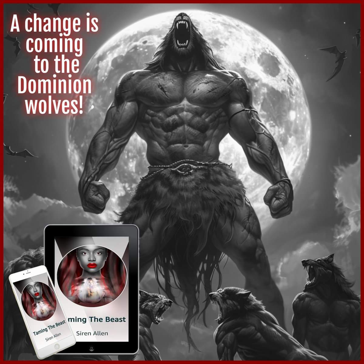 💋New Episode!💋 
A change is coming to the Dominion wolves in the latest episode of Taming The Beast. New to the series? Read the first 10 episodes for FREE on #KindleVella and prepare to be tamed by a beast! 
amzn.to/3MbhTYx 
#PNR #IRromance #Vella