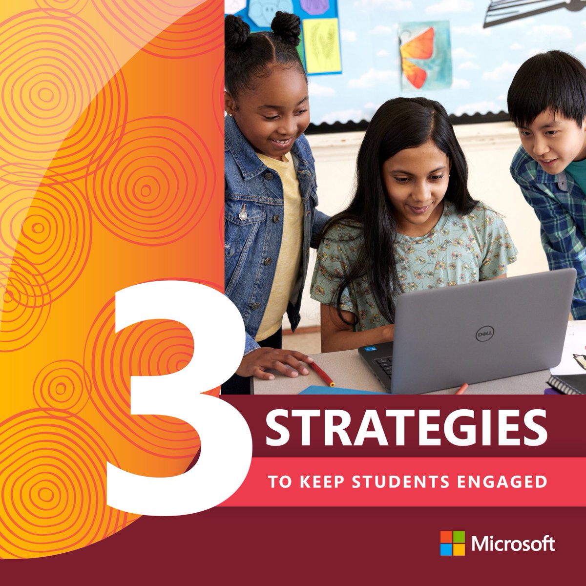 Looking for ways to hook student attention in a sea of distractions? 🤔 Explore three key strategies from Microsoft Education to keep your classroom buzzing with enthusiasm: msft.it/6018coW48 #MicrosoftEDU #MIEExpert #TeacherTwitter