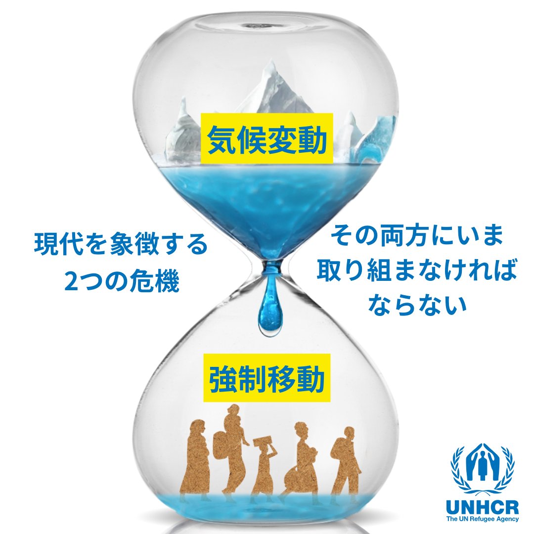 暴力から逃れる。 住むことも困難になった地域で安全を求める。 これが私たちが作り出している世界。そして、多くの難民にとっての現実です。 気候変動による影響に対応するために、より強力な適応策がいま求められています。