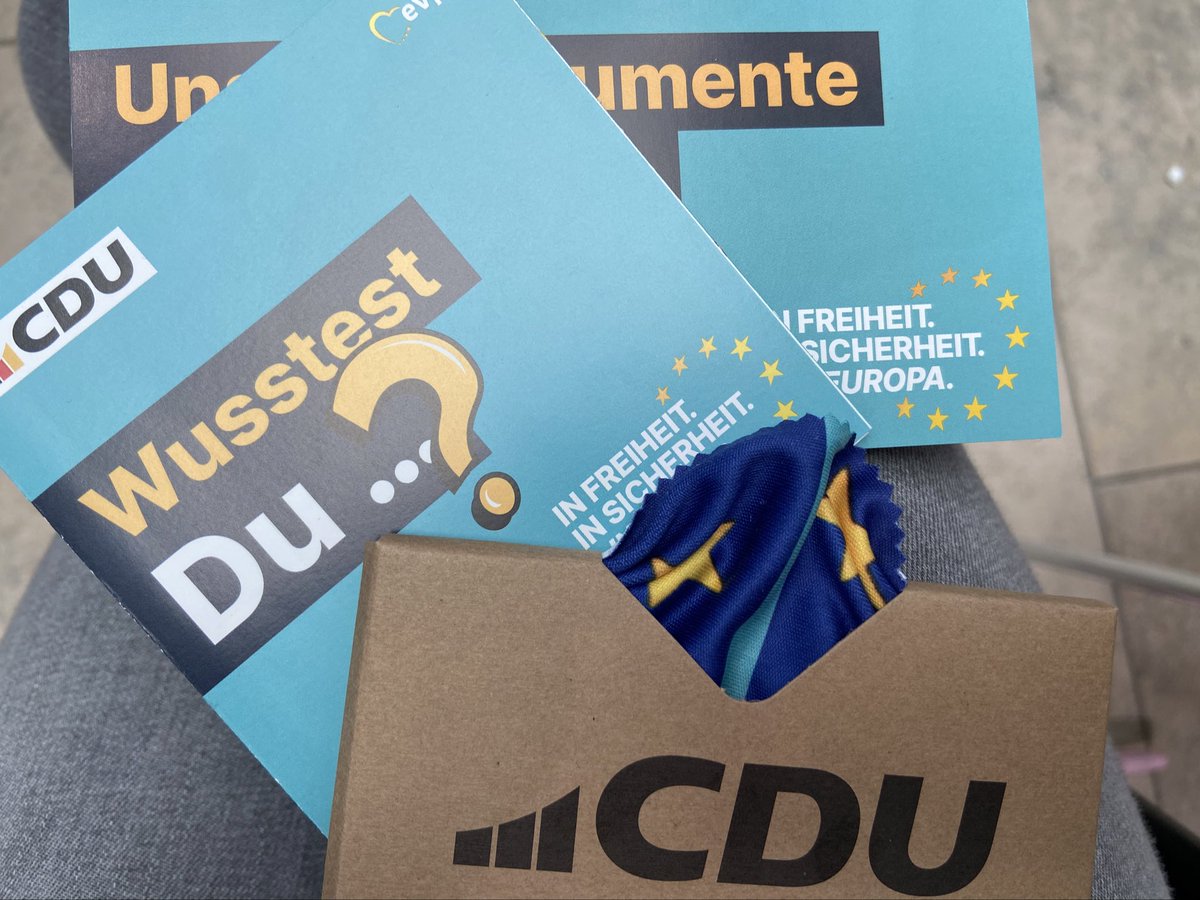 Duzen und wischen für mehr Durchblick. Die @CDU und der Europawahlkampf. #Europawahl