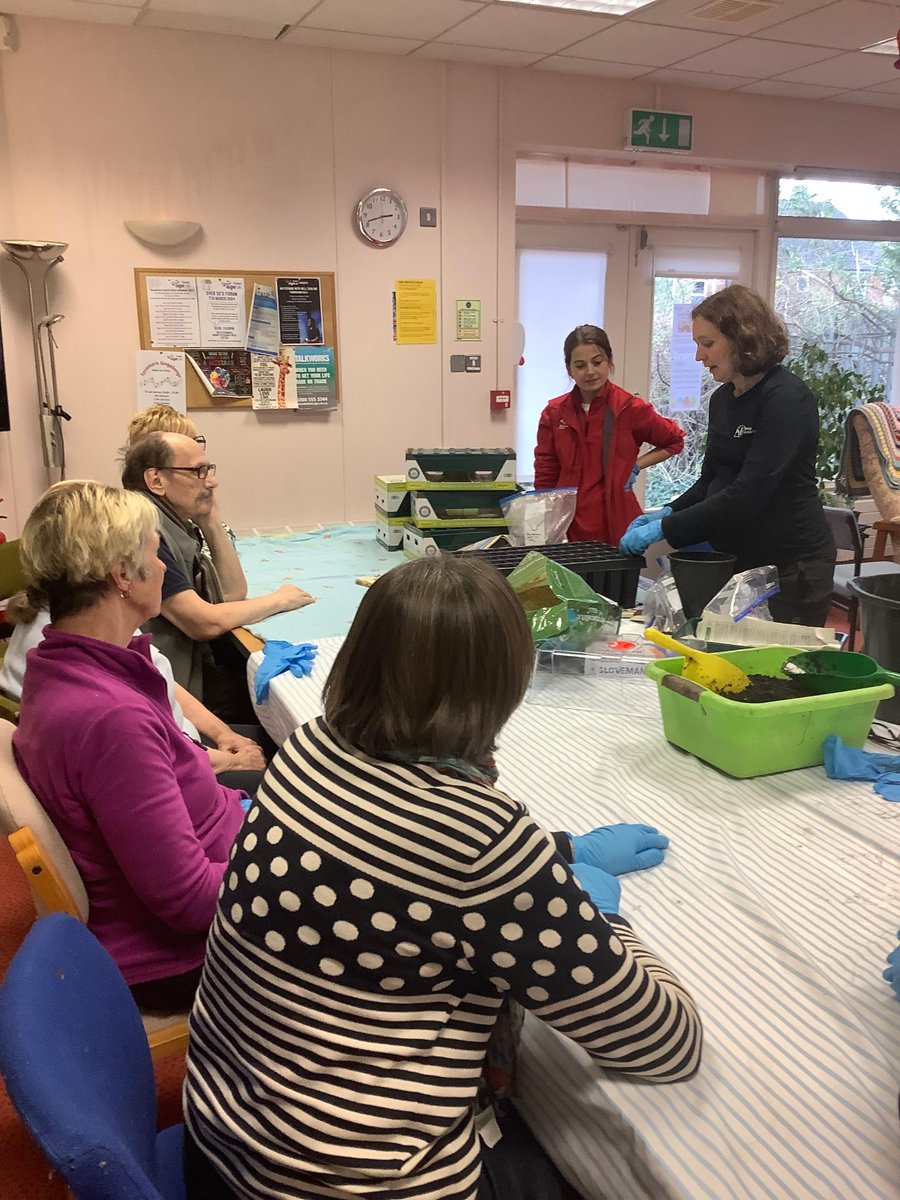 Recently our Budding Friends group have been working with @Devonwiltlifetrust and @nationaltrust. Together they are working together to grow native plant species to plant at Killerton House.