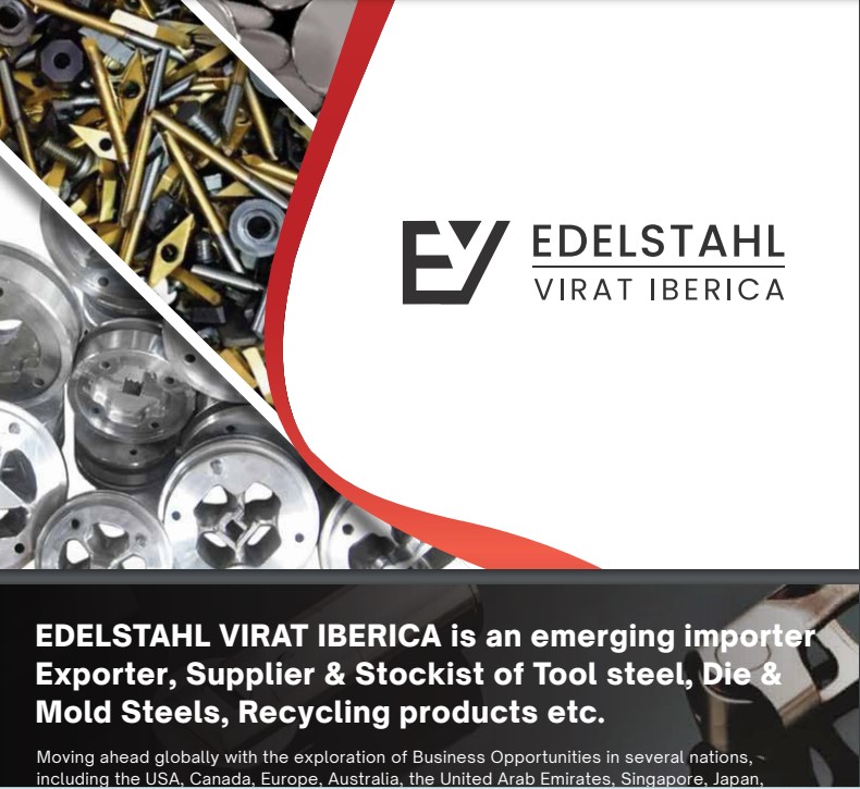 EDELSTAHL_VIRAT's tweet photo. EDELSTAHL VIRAT IBERICA on Google: https://t.co/gJwrX6WJsM EDELSTAHL VIRAT IBERICA in #portugal An emerging #importer #Exporter, #Supplier & #Stockiest of Tool steel, Die & Mold Steels, #Recycling products etc. #ToolSteel & #MoldSteel Products: https://t.co/nGXdXG0MRS https://t.co/SehMiEpW35