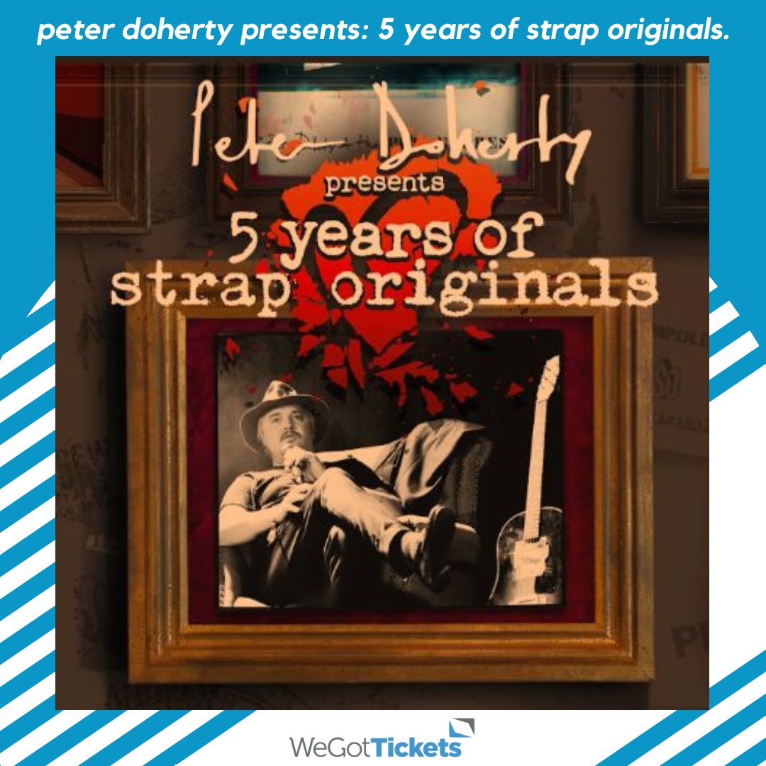 🚨 JUST ON SALE: @petedoherty presents 5 years of his label @straporiginals with a very special night at the historic @100clubLondon this May. 🎸 🎟️ wegottickets.com/af/586/event/6…