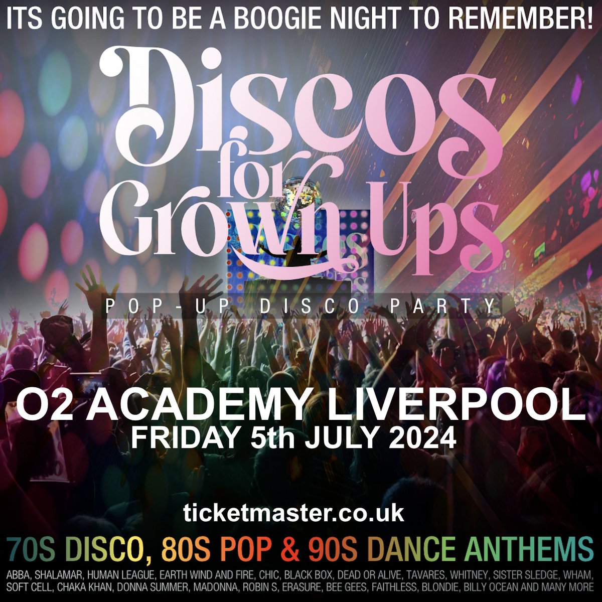 Excited for Discos for Grown Ups?! So are we! Grab your Priority Tickets now 👉 amg-venues.com/3R7r50Rj9ll