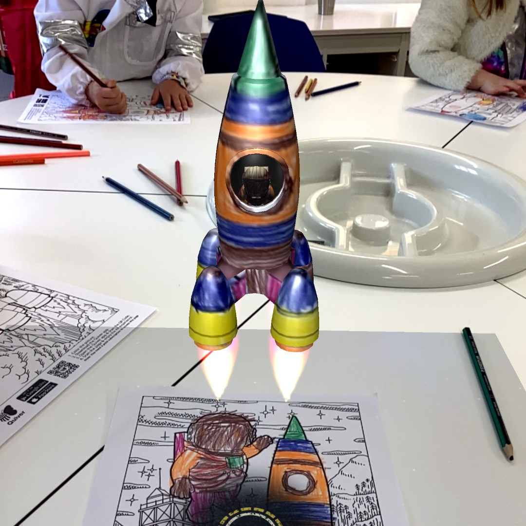 A WOW lesson in Digital Learning this week...Reception created some out of this world experiences for their Science topic. Personalising astronauts and space ships ready for an augmented take off... bringing their drawings to life - Amazing!

#StHilarysSchool #STEMLearning