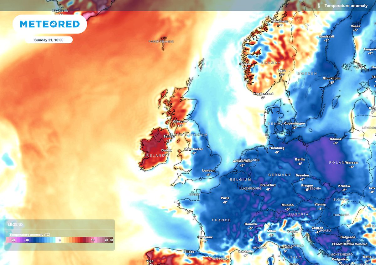 Cold #ArcticAir will invade the UK in the middle of April: A battle between spring and winter. ❄️ @helenamottram explains. 👇 yourweather.co.uk/news/forecasts…