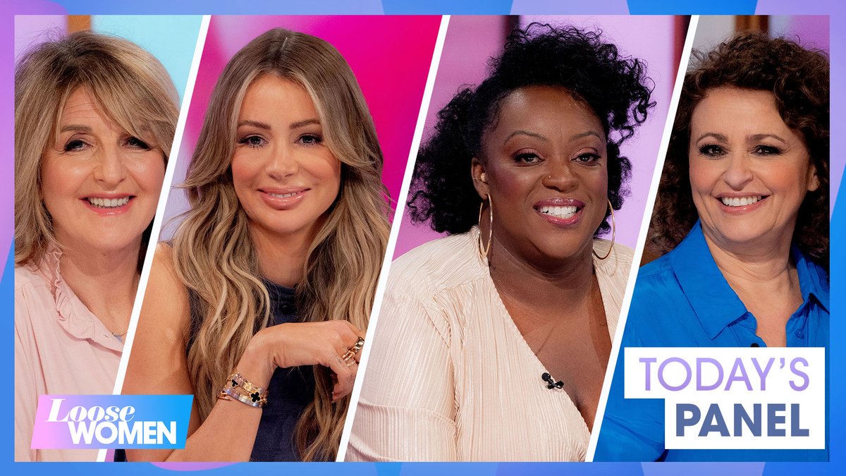 Happy Friday! Your Loose line-up for today is Kaye, Olivia, Judi and Nadia 🫶 Plus, Daniel Bedingfield will be in the studio, alongside Strictly Come Dancing professionals Gorka Márquez, Nancy Xu and Graziano Di Prima 💃 Tune in at 12:30 on ITV1 📺