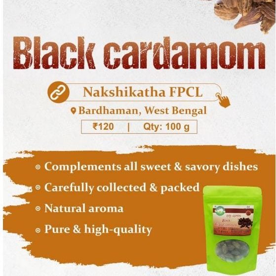 Spicy time!

Black cardamom complements all sweet & savoury dishes. It improves digestion & mental health.

Buy from FPO farmers at👇

mystore.in/en/product/bla…

Pure & natural

 #VocalForLocal #healthyeating #healthyhabits #healthychoices #tastyrecipes