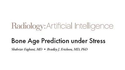 Bone Age Prediction under Stress doi.org/10.1148/ryai.2… @ShahriarFaghani @MayoAILab @Slowvak #PedsRad #robustness #MachineLearning