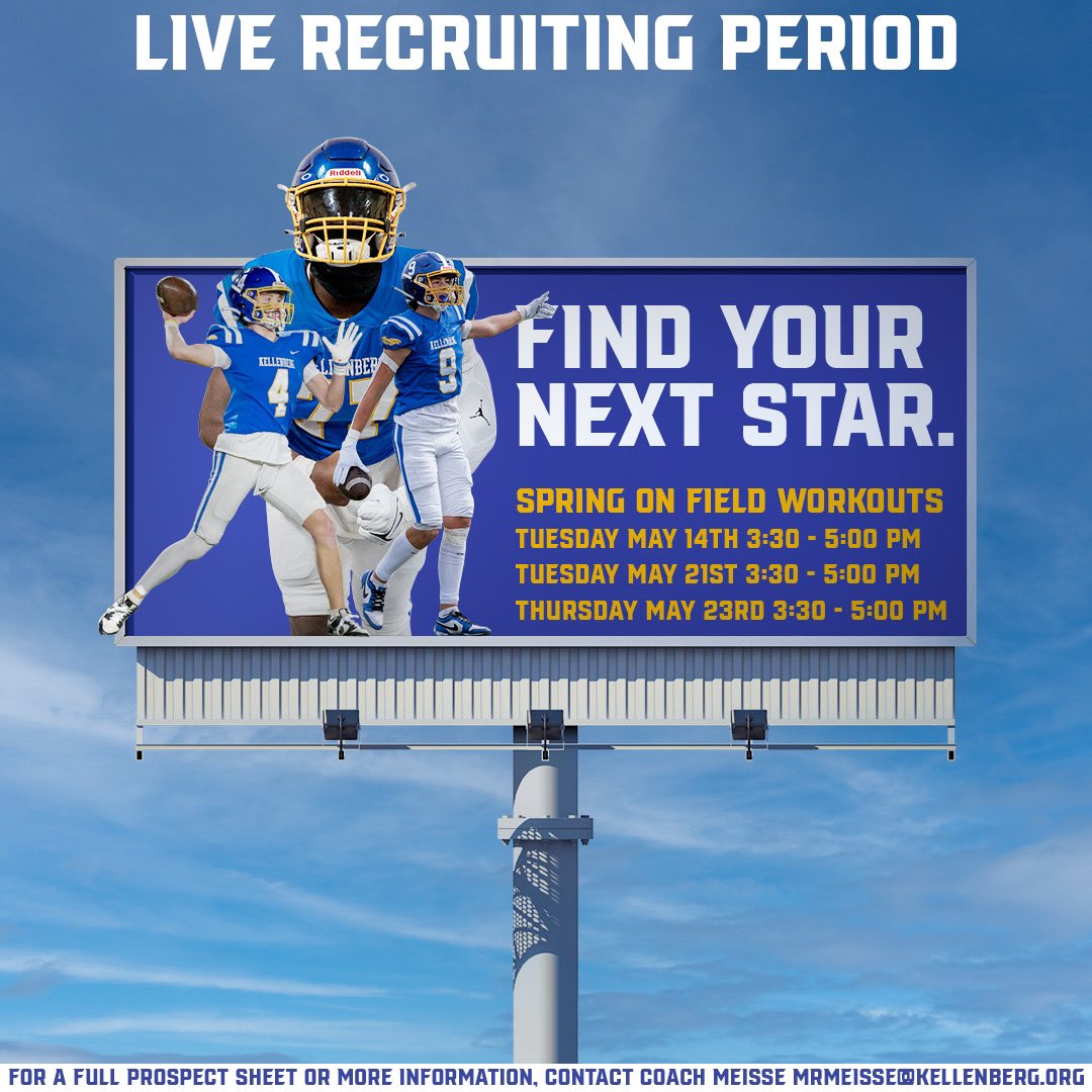 🔥 We have a great group of 25’s for all levels &amp; we would love to have you come check them out on the field or to meet

📱Text, DM, Call, or Email &amp; I will get you a current prospect sheet &amp; setup a time to meet

🏈 This past season we had 24 Collegiate players from FBS - D3