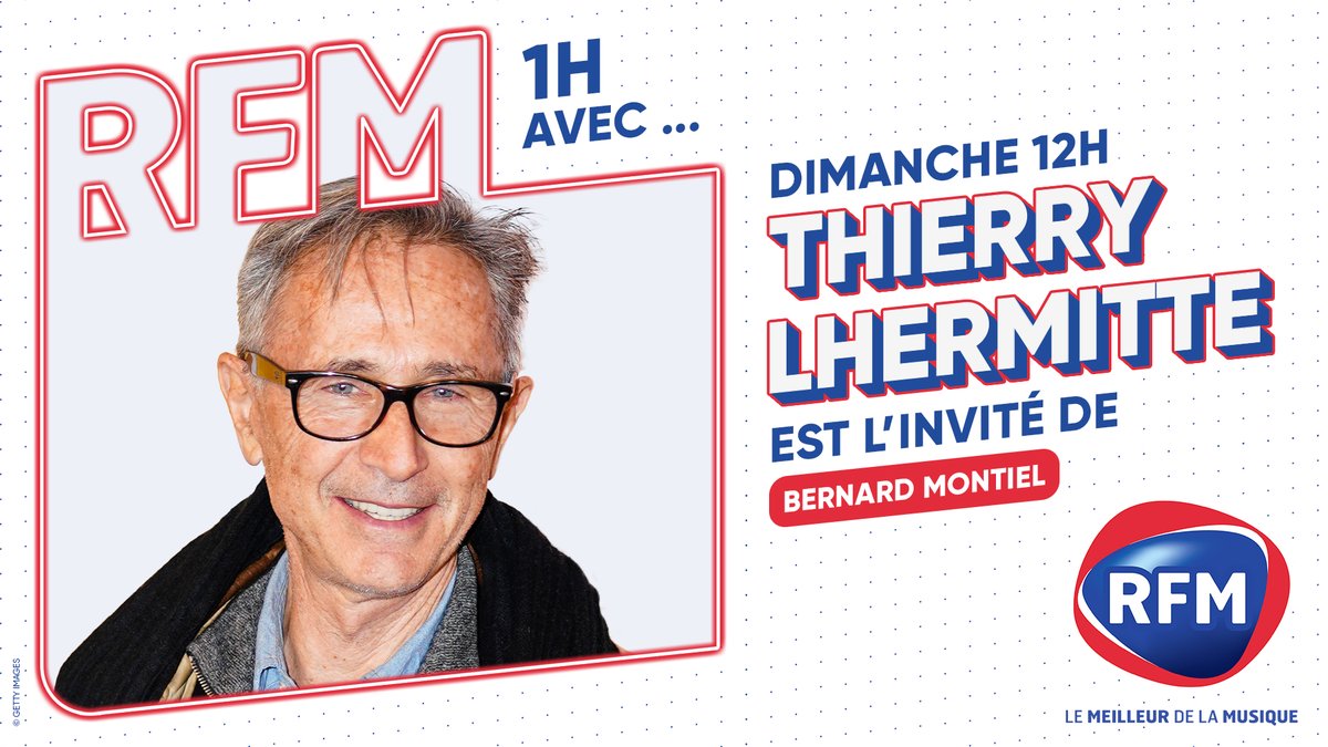 [#Interview] 🎙️ DIMANCHE, dès 12h, @bernard_montiel passera #UneHeureAvec Thierry LHERMITTE sur #RFM à l'affiche du film N’AVOUE JAMAIS au CINÉMA le 24 avril prochain ! 🎬 #RestezALécoute