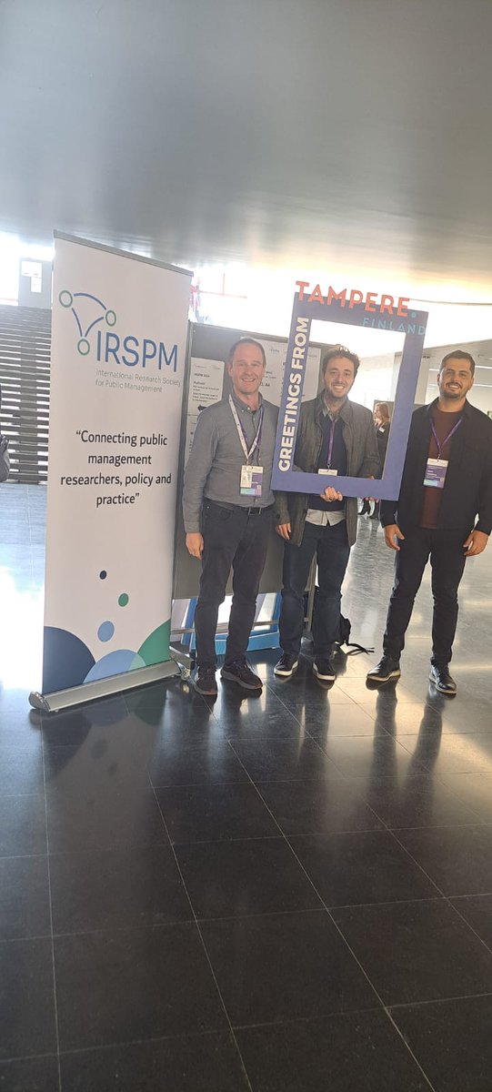 Great @IRSPM Conference at @TampereUni, representing @ResearchCICP, @EEG_UMinho and @UMinho_Oficial !! 

Paper presentations; Panel leading and meeting friends.

#IRSPM #Tampere #PublicManagement #CICP #EEG #UMinho #LocalGovernment #HealthSystem #Sustainability #Resilience