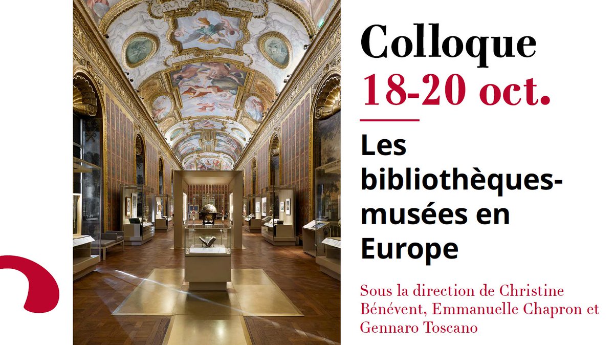 [#Vidéo] 🎬 (Re)voir le #colloque «Les bibliothèques-musées en Europe», organisé par l’<a href="/Ecoledeschartes/">École des chartes | PSL</a>-<a href="/psl_univ/">Université PSL</a> et <a href="/laBnF/">La Bibliothèque nationale de France</a>, en partenariat avec la <a href="/BNUStrasbourg/">BNU</a> et l’<a href="/EPHE_PSL/">École Pratique des Hautes Études - PSL</a>, avec le soutien de l’UMR Translitterae ➡ lc.cx/mAntA_ <a href="/Canal_U/">Canal-U</a>
