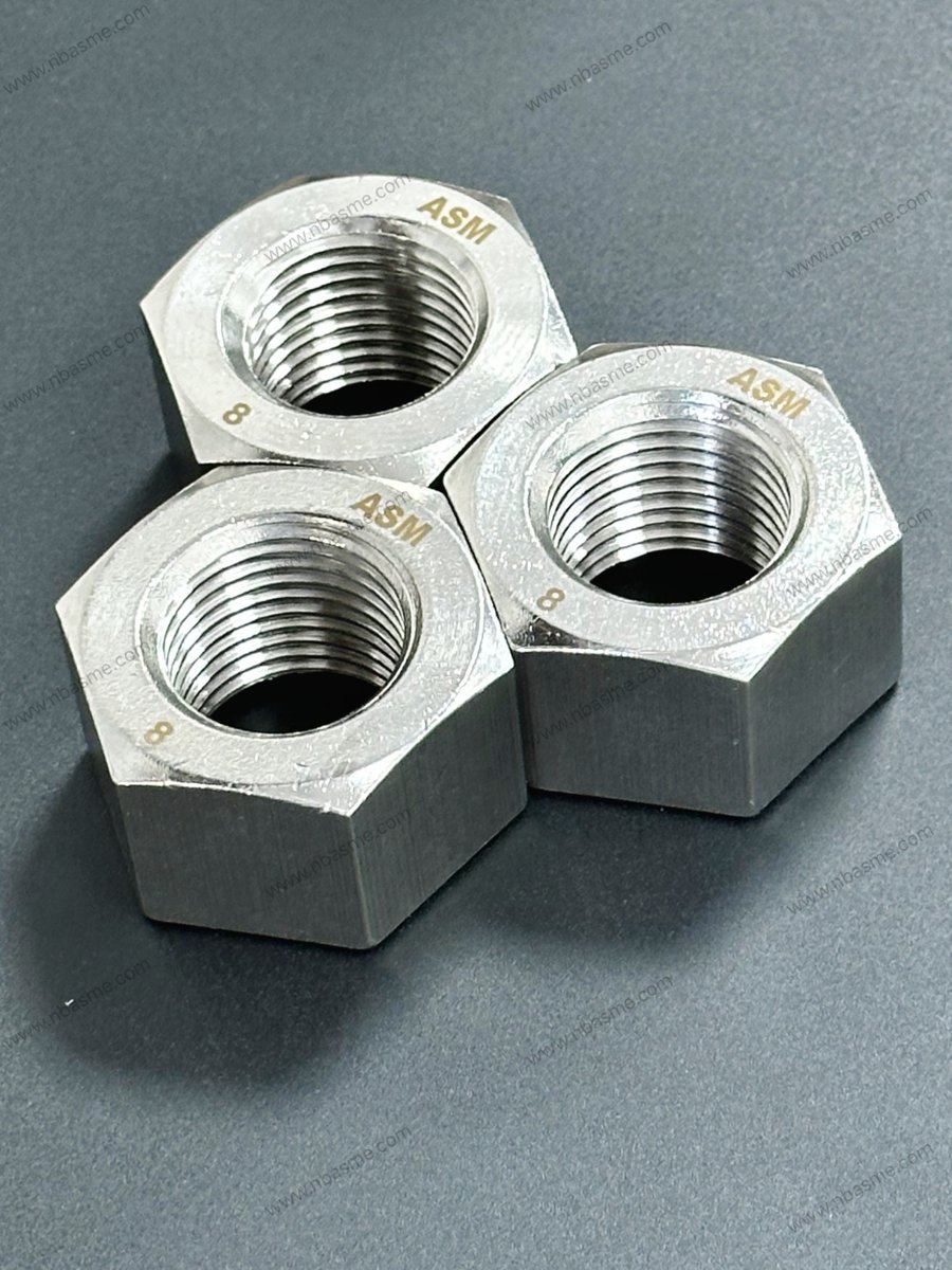 nbasmefastener's tweet image. B8SH is the correct marking for B8 class 2 in the ASTM A193 standard. 
Look at our ASTM A193 Gr.B8 class2 threaded rod with 2pcs A194 Gr.8 nuts set.
#fasteners #threadedrod #threadedbar #studbolt #hexnut #oilandgas #B8class2 #ASTM #stainlesssteelfasteners