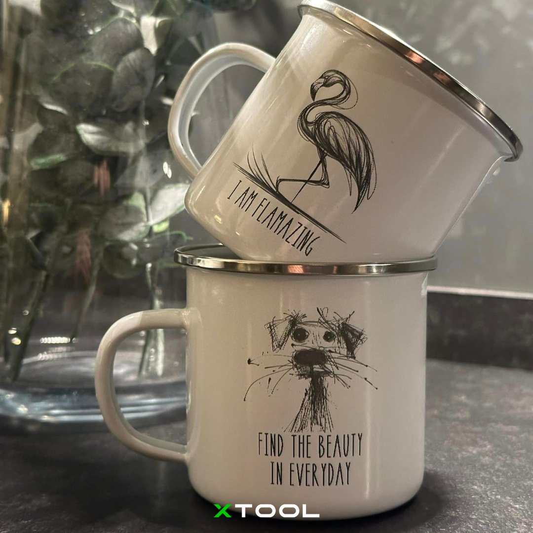 xToolOfficial's tweet image. Wonderful cup engrave projects made by xTool
M1. Now at least two can drink coffee😁
📷FB: Marcus Krüger
Setting: 50%, 30 mm/s,
🔗xTool M1: dataaccess.mblock.cc/r/nj
#xtool #xtoolm1 #craft #cup