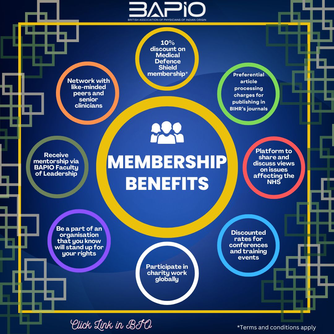 Join BAPIO today!!! Click the link below. bapio.co.uk/membershipform/ @RameshMehta15 @gmenon1423 @jsbamrah @BapioYDF @JoydeepGrover @ParagSinghal09 @indranilc