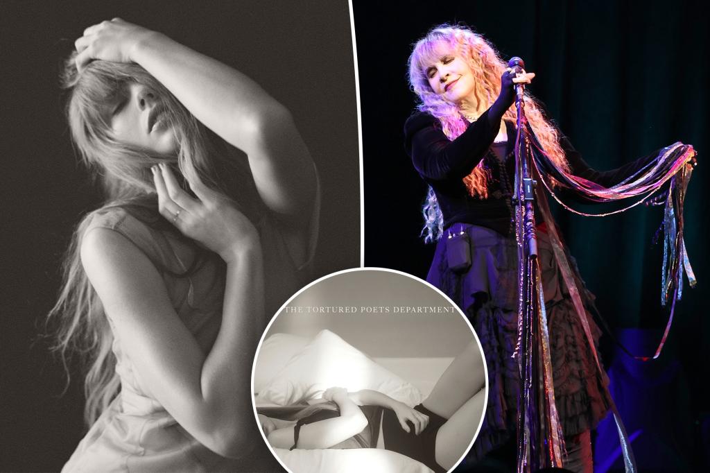Stevie Nicks writes moving poem about heartbreak for Taylor Swift’s ‘Tortured Poets Department’: ‘For T and me’ trib.al/gsmyWqC