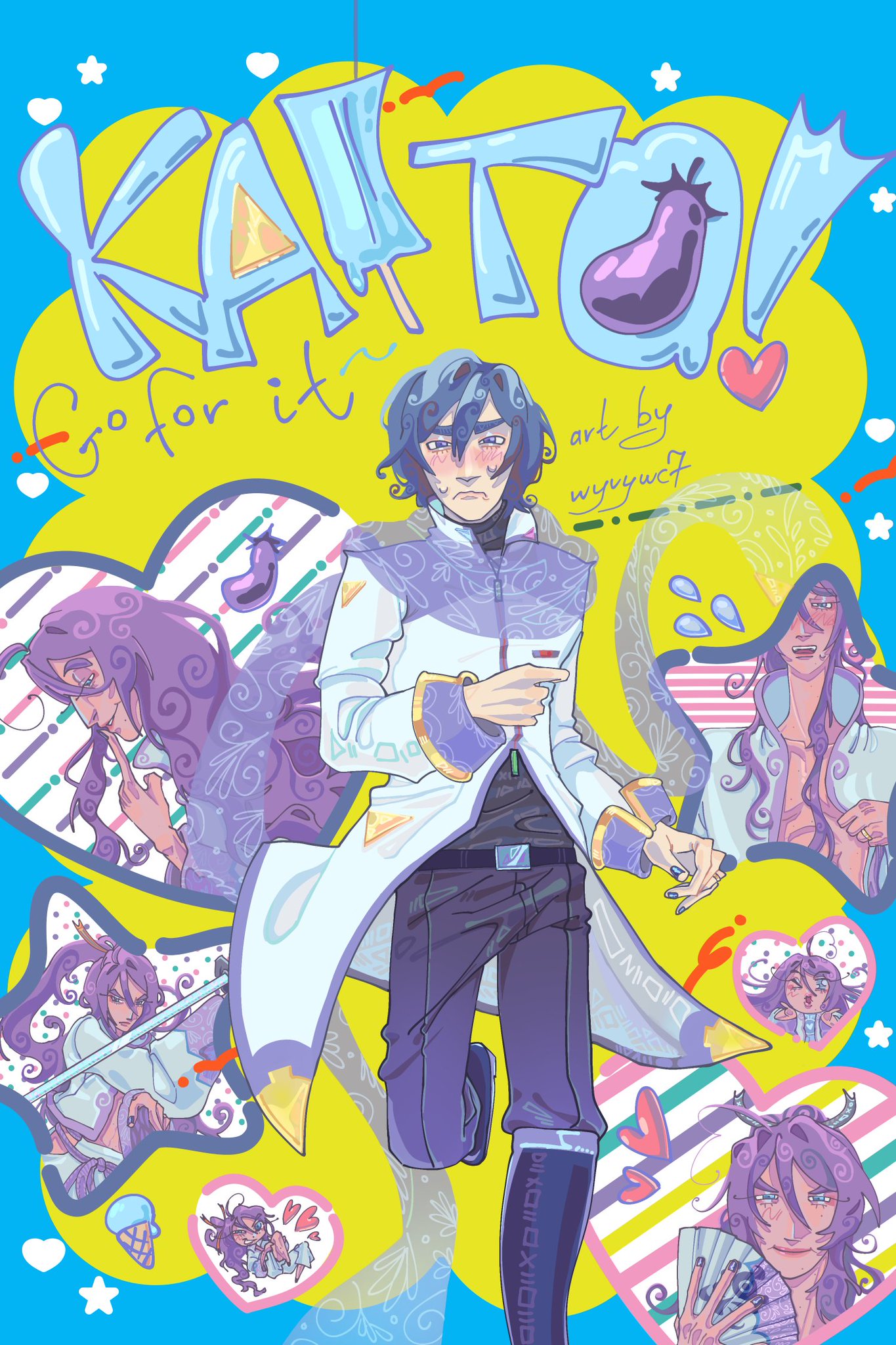 wyvywc7 on X: 💞💝 KAITO Gakupo VOCALOID art GakuKAI  t.cowfS4AJ9Vxo  X