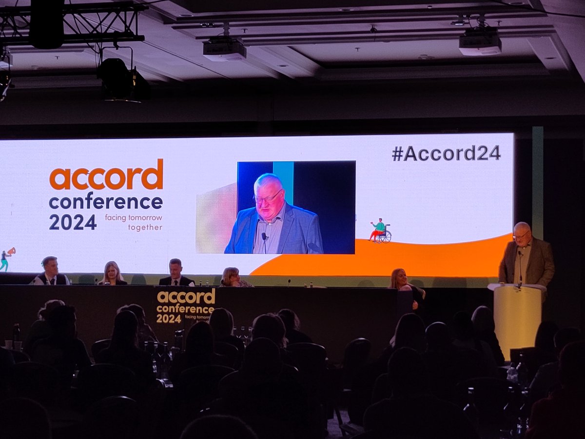 And we're off for day 2 of conference.

Some great debates to come, including support for neurodiversity and long COVID

#Accord24 #AccordConference2024