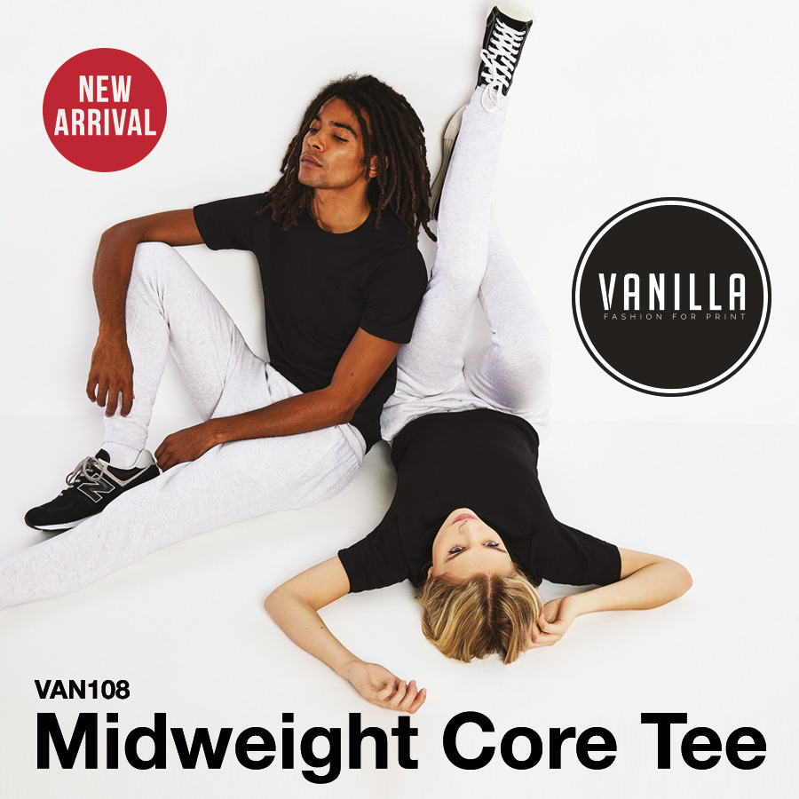 We have an exciting new addition to the Vanilla range for 2024 with the VAN108 Core Tee. xpres.co.uk/mens-core-tee-… #vanilla #tees #tshirts #tee #tshirt #dtgprinting #dtg #dtfprinting #htvprinting #htv #transferprinting #vinylprinting #garmentdecoration #print #printing