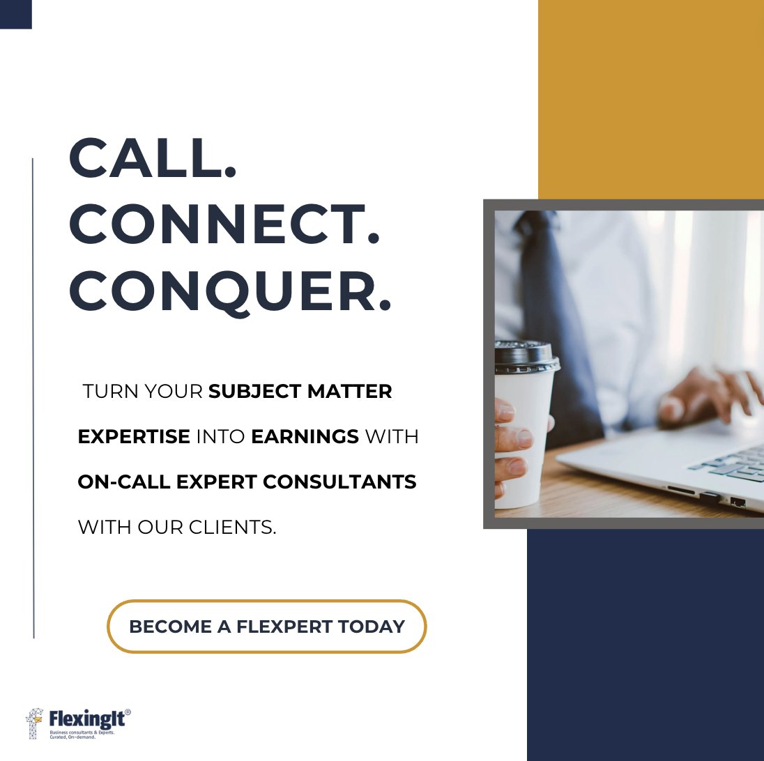 Answer client queries over calls, and turn your expertise into earnings. Register as a Flexpert today: flexingit.com/flexpert-reque…    

 #FreelanceJobs #Freelanceprojects #FreelanceCommunity #Freelance #HiringFreelancers #FlexingIt #Consultants #Freelancertips