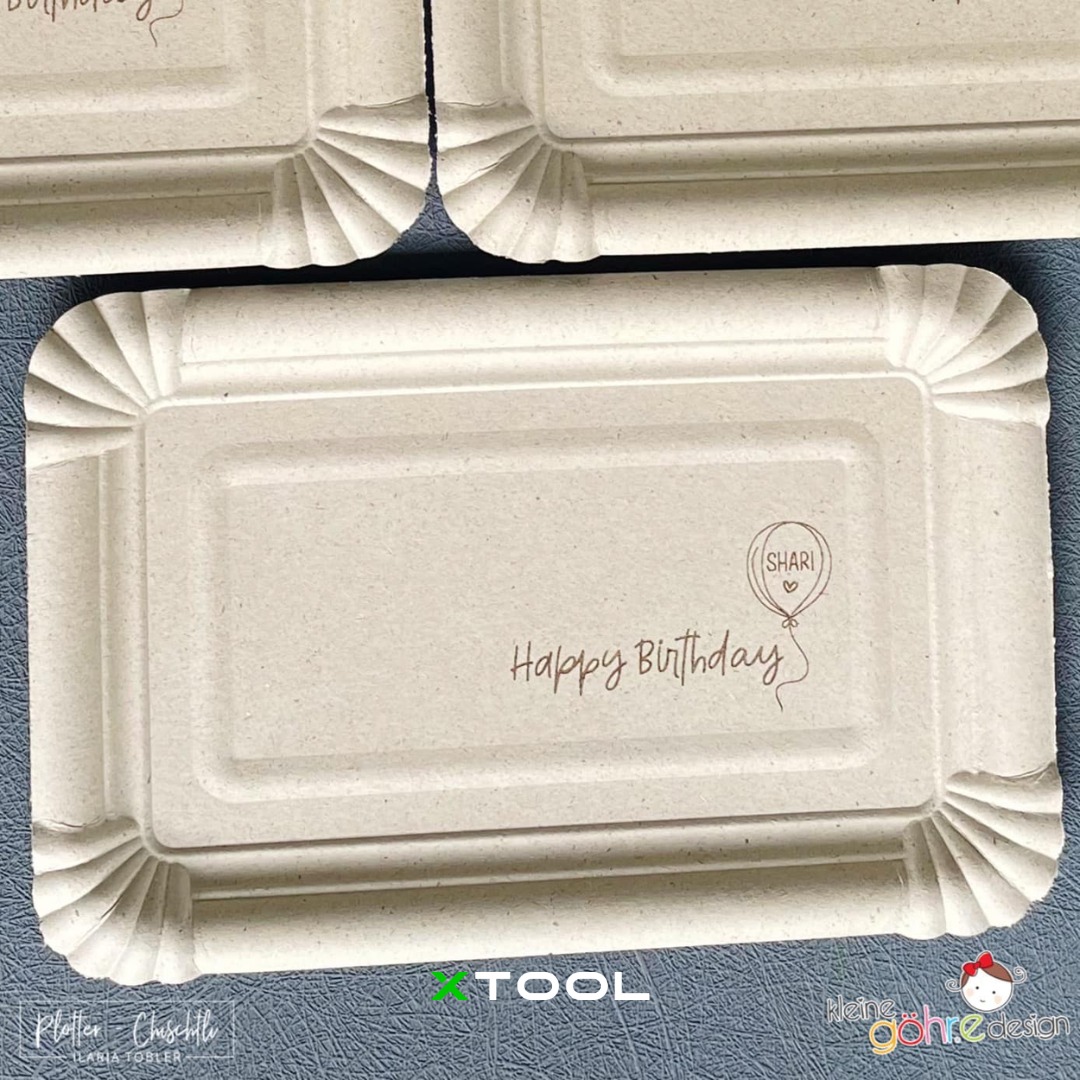 xToolOfficial's tweet image. Ilaria Tobler engraved lawn paper plates for her daughter's birthday. 🔥
Settings: M1-30/60/1

Choose your machine here: dataaccess.mblock.cc/r/nj
#xtool #xtoolm1 #xtoollaser