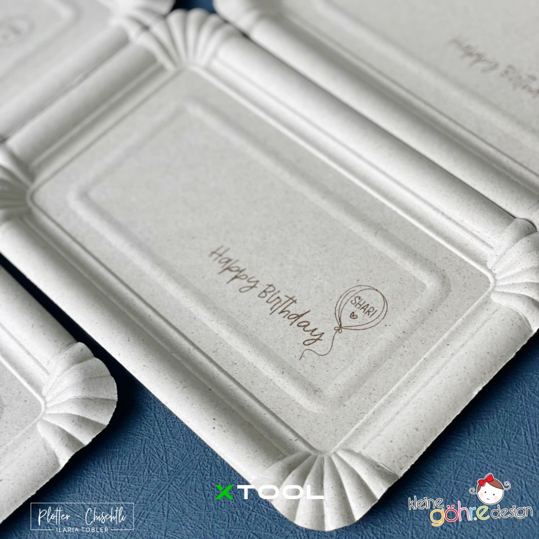 xToolOfficial's tweet image. Ilaria Tobler engraved lawn paper plates for her daughter's birthday. 🔥
Settings: M1-30/60/1

Choose your machine here: dataaccess.mblock.cc/r/nj
#xtool #xtoolm1 #xtoollaser
