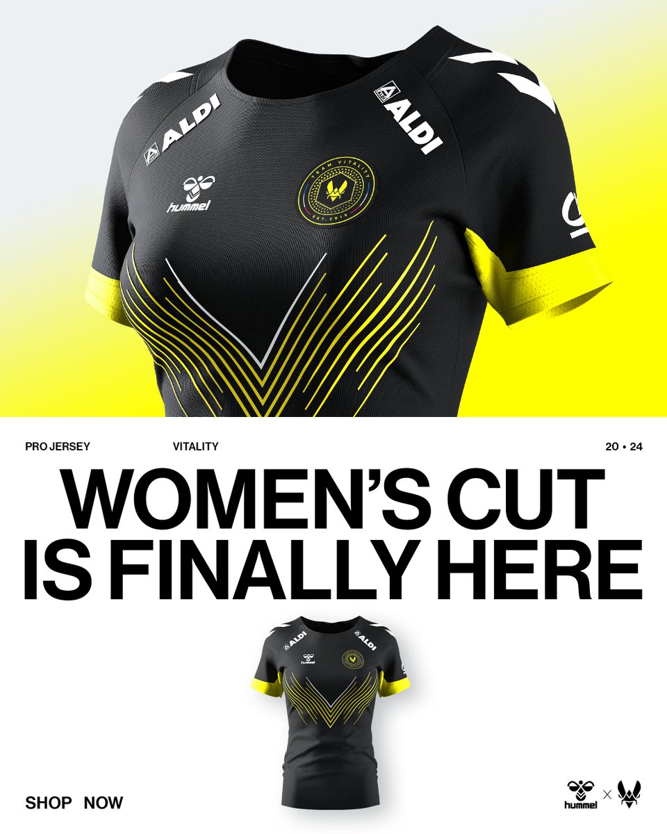 You asked for it; the Women Pro Jersey is here! The Rising Bees team jersey is now available 🐝 🛒bit.ly/49DkAx2