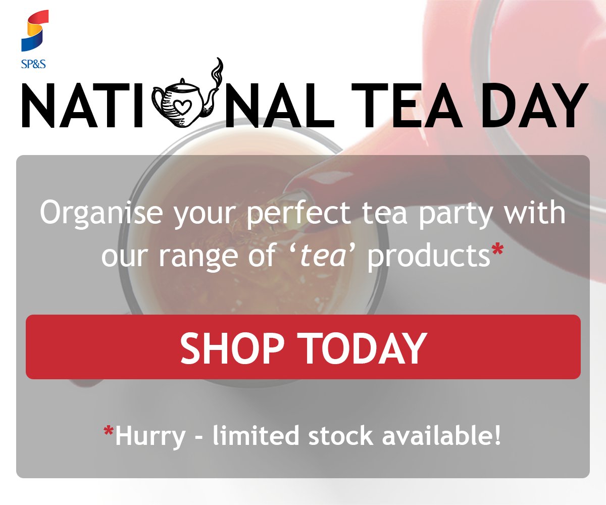 Shop_SPS's tweet image. Celebrate National Tea Day and organise your perfect #tea party with our range of 'tea' products! ☕*

Shop today: t.ly/T2IT8

*limited stock available