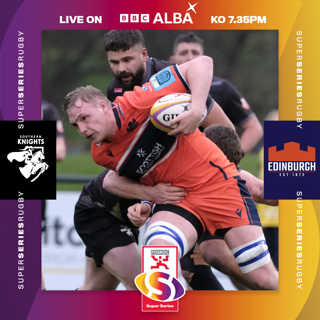 Tonight’s @SuperSeriesRug clash at The Greenyards is live on BBC Alba from 7.30pm 📺 #FOSROCSuperSeries