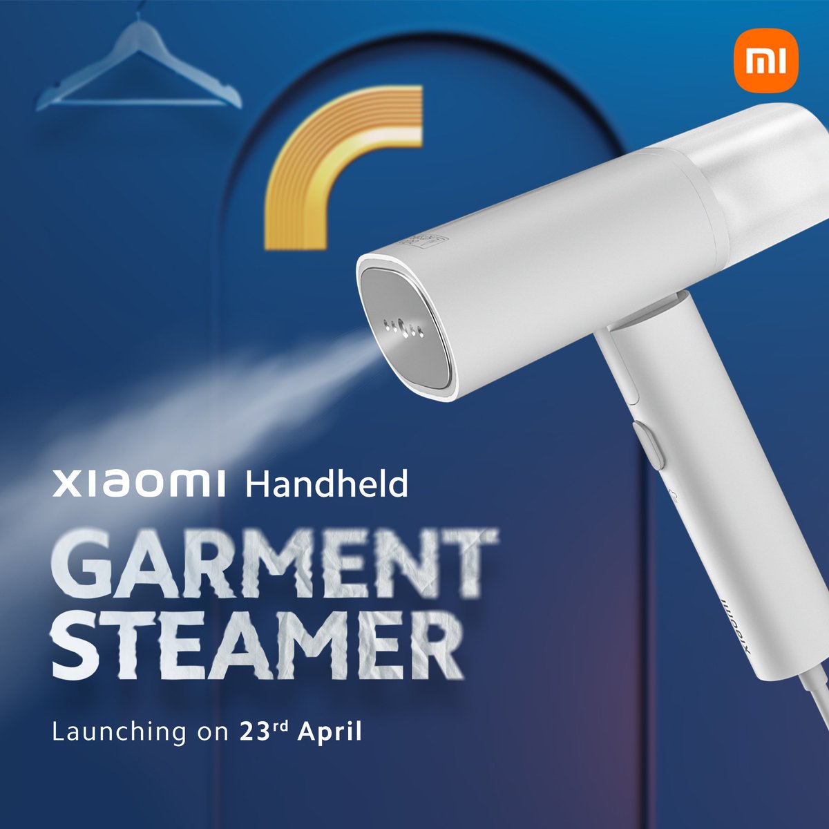 I'm beyond excited to introduce a new category to the #Xiaomi ecosystem! Introducing the all-new #XiaomiGarmentSteamer!    

Say goodbye to wrinkles and hello to effortless style with our latest innovation. Stay tuned for more details!

Launching on 23rd April with…