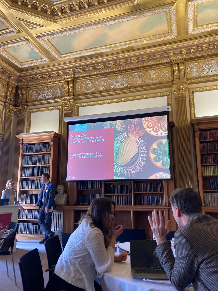 Fantastic to be at @RoyalSociety yesterday discussing #Science2040 - asking what UK research could be like and how we get there, considering reaching representation, how the public see science, our place in the global system, and connections between industry and academia